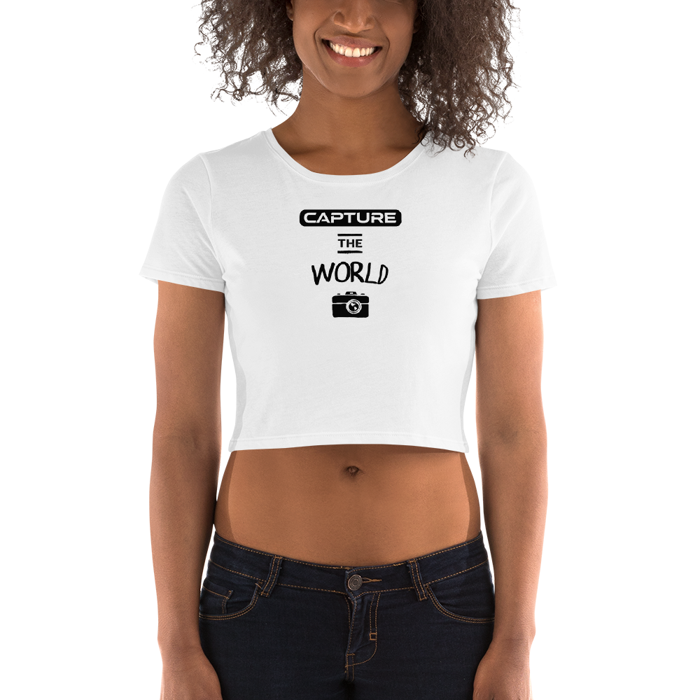 Capture The World Women’s Crop Tee (LIGHT)
