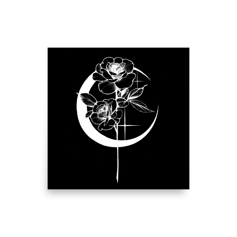 Mystic Rose Poster By OkiDiploDoki (DARK)