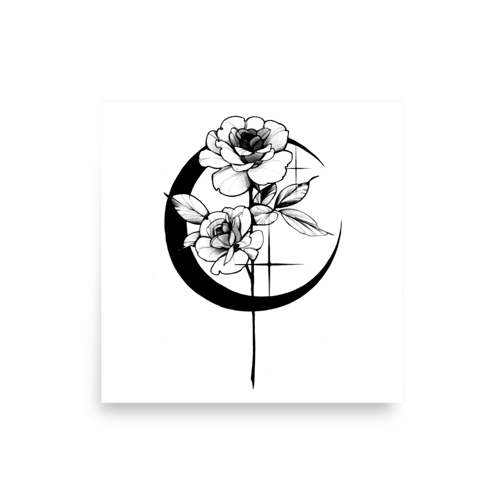 Mystic Rose Poster By OkiDiploDoki (LIGHT)