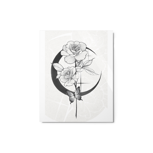 Mystic Rose Metal prints By OkiDiploDoki
