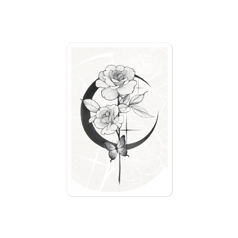 Mystic Rose Bubble-free stickers By OkiDiploDoki (LIGHT)