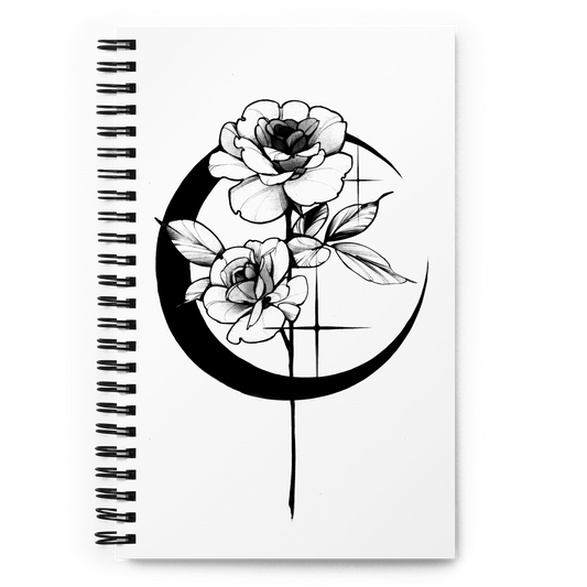 Mystic Rose Spiral notebook By OkiDiploDoki (LIGHT)