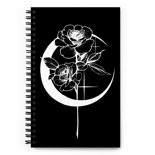 Mystic Rose Spiral notebook By OkiDiploDoki (DARK)