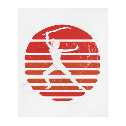 Women's Warrior V1 Throw Blanket