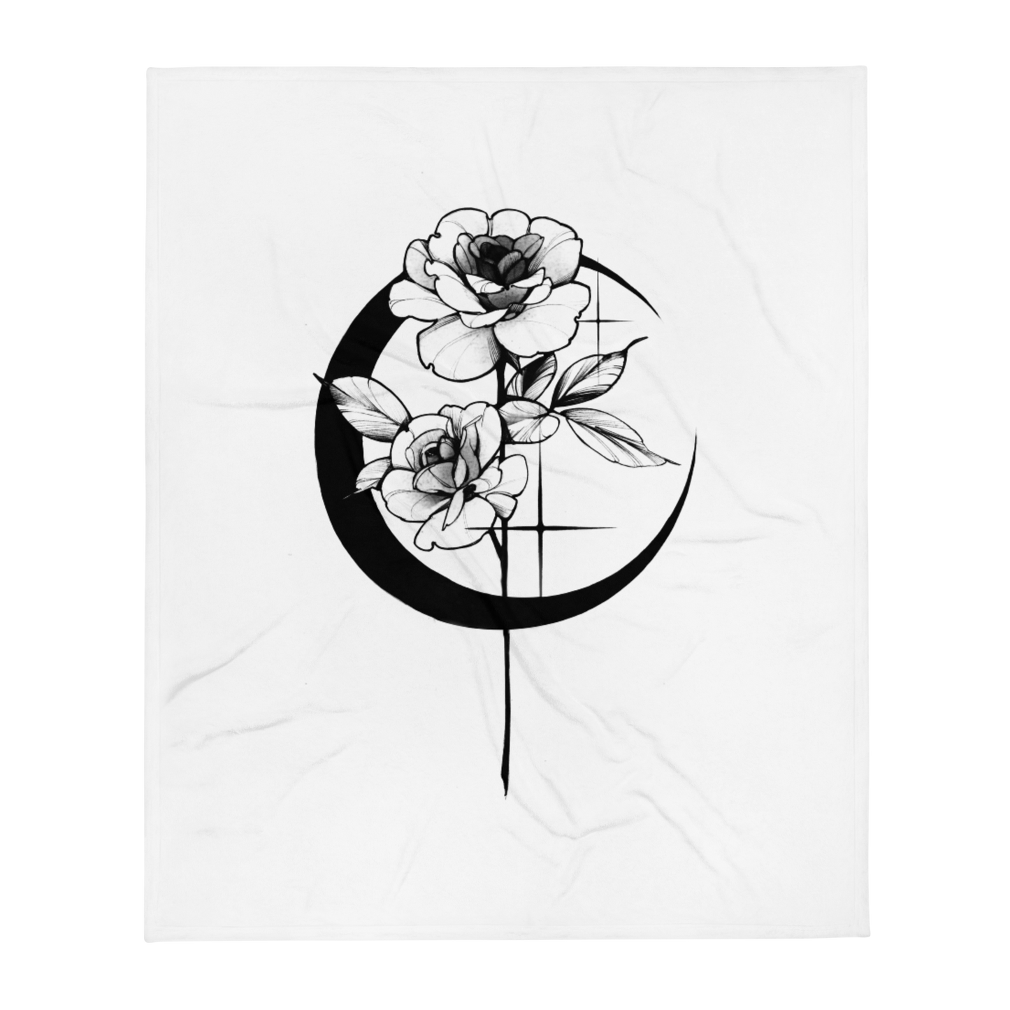 Mystic Rose Throw Blanket By OkiDiploDoki (LIGHT)