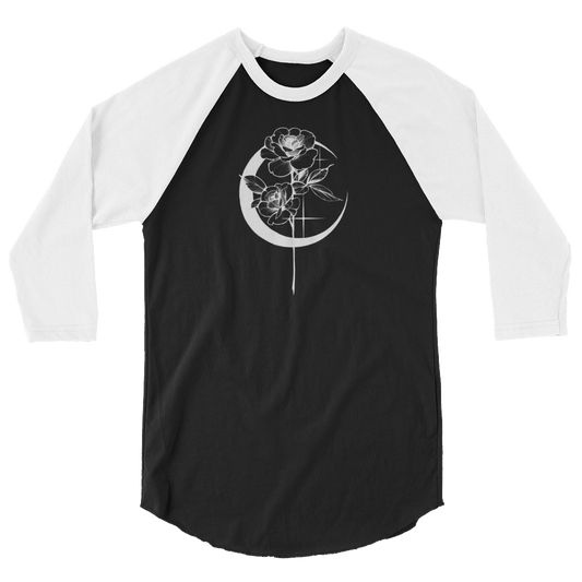 Mystic Rose 3/4 sleeve raglan shirt By OkiDiploDoki