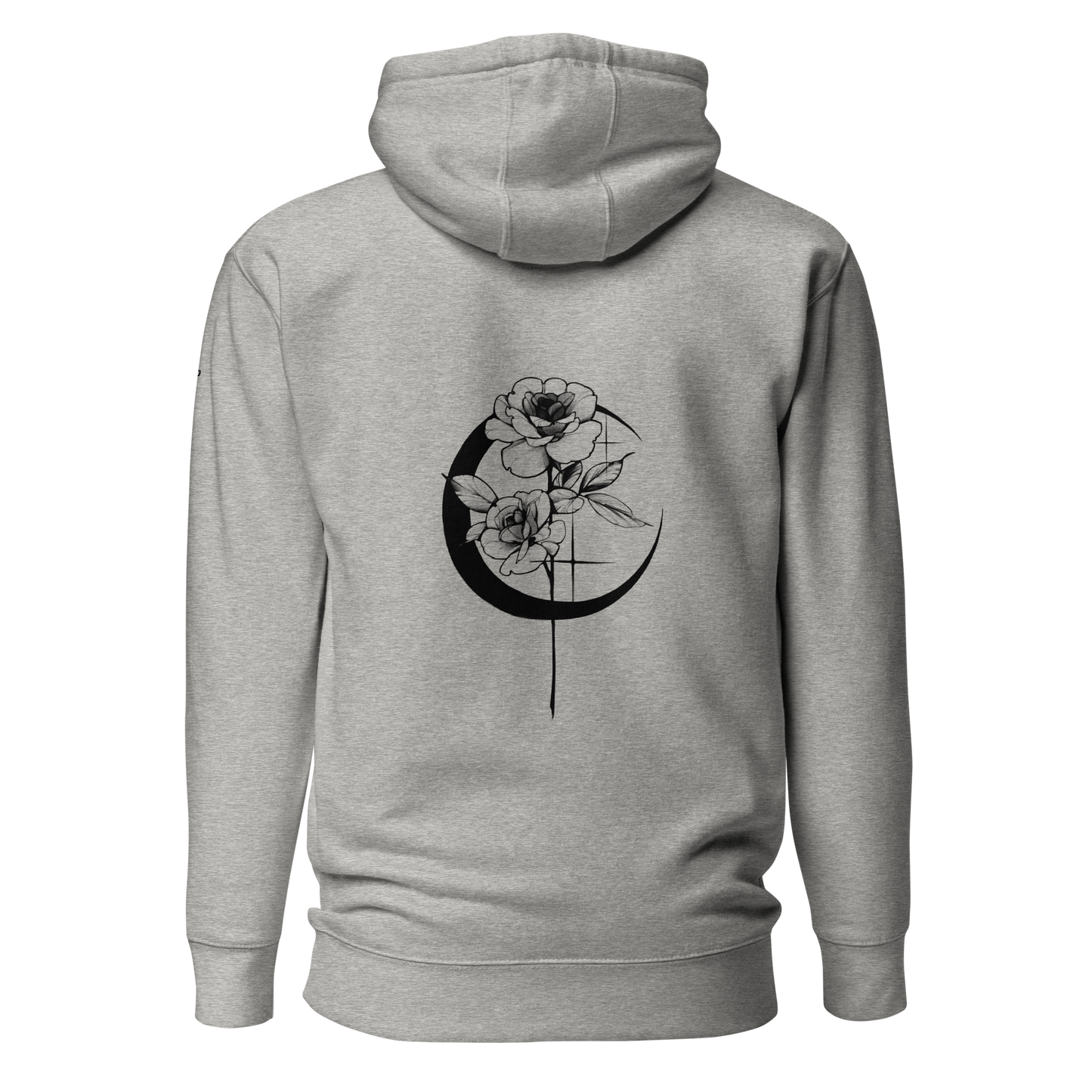 Mystic Rose Unisex Hoodie By OkiDiploDoki (LIGHT, BACK)
