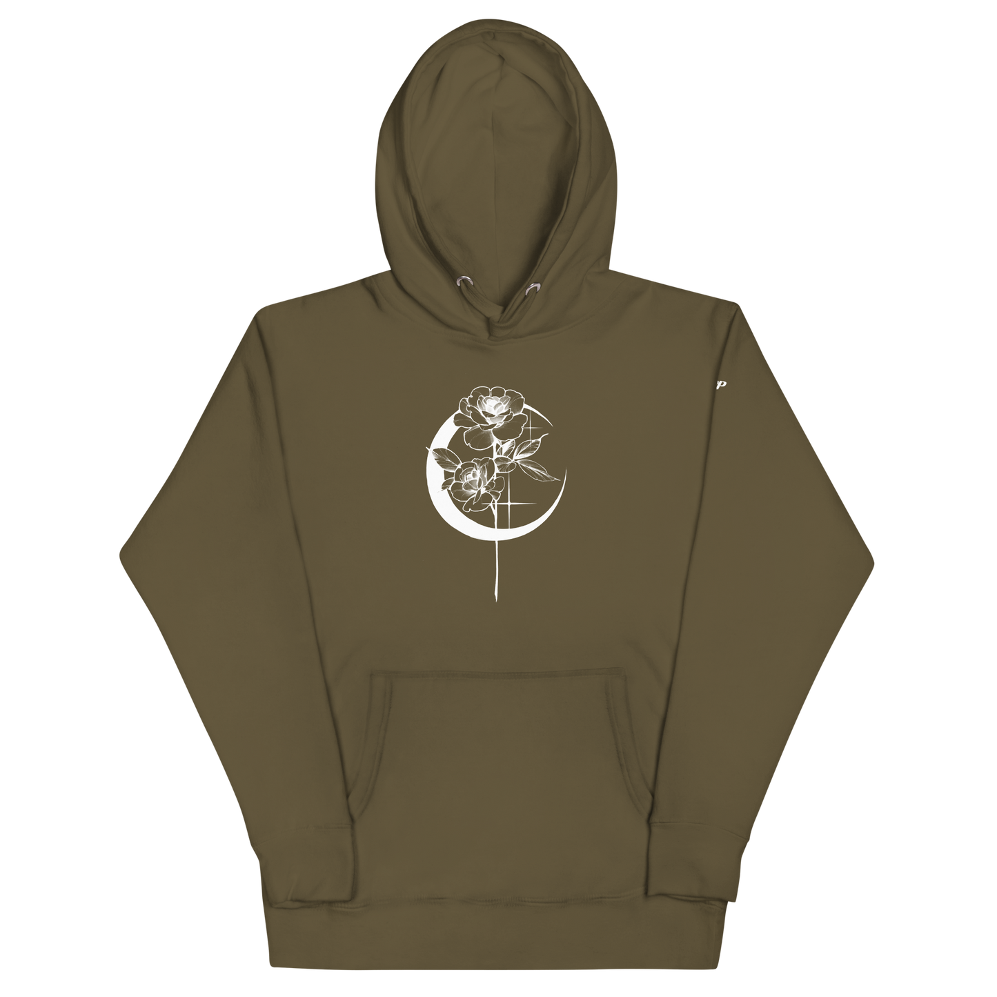 Mystic Rose Unisex Hoodie By OkiDiploDoki (DARK, FRONT)