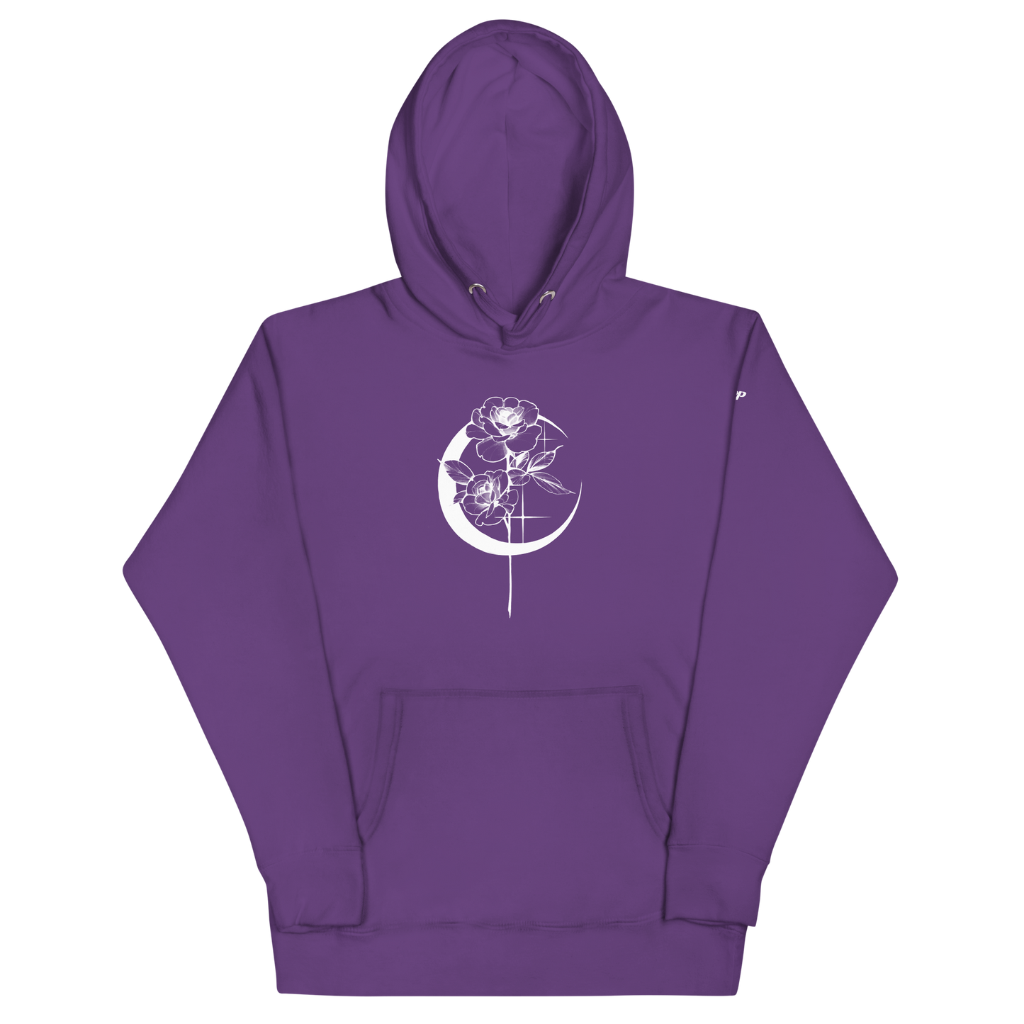 Mystic Rose Unisex Hoodie By OkiDiploDoki (DARK, FRONT)