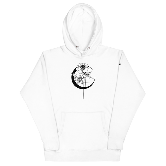 Mystic Rose Unisex Hoodie By OkiDiploDoki (LIGHT, FRONT)