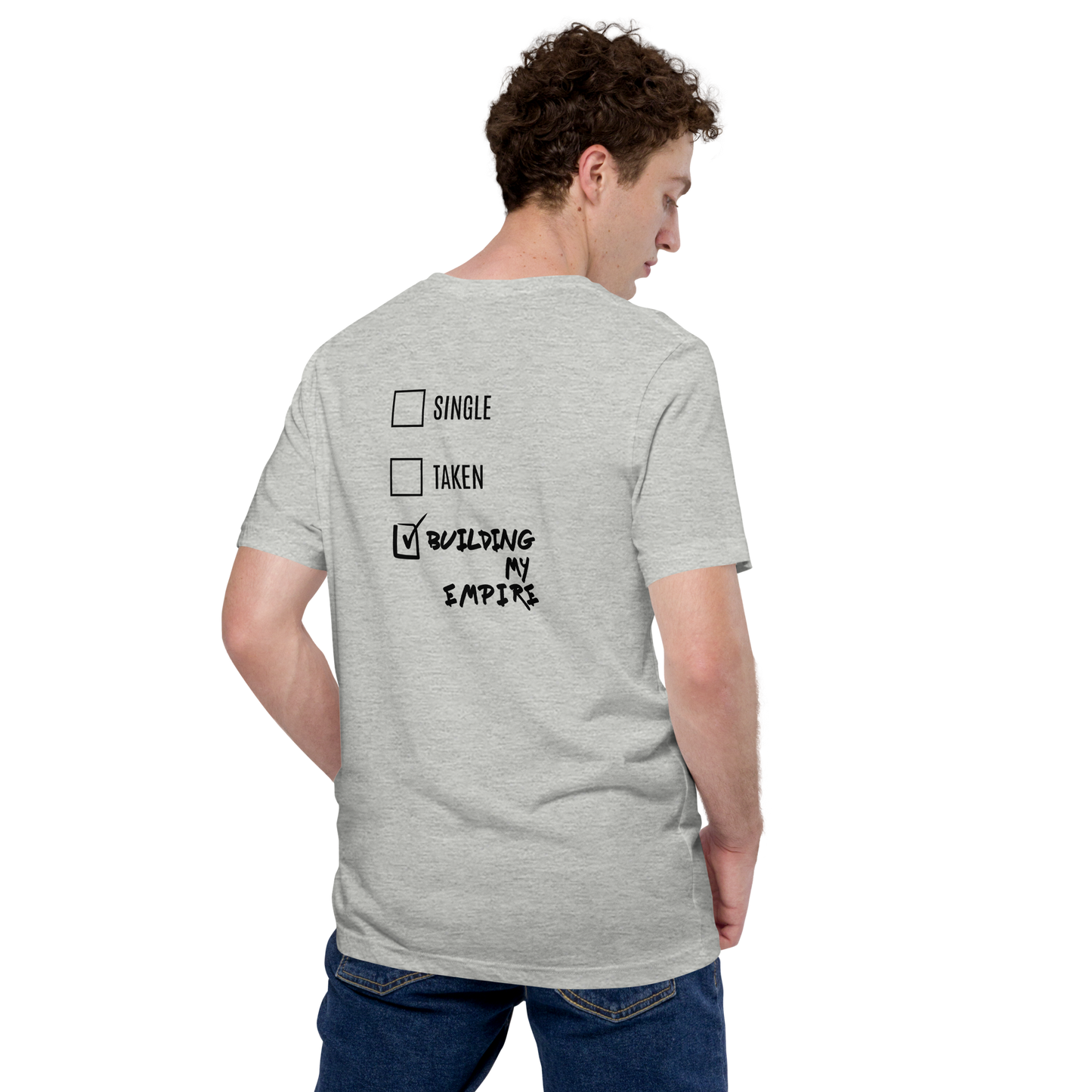 SINGLE OR TAKEN? Unisex t-shirt (LIGHT)