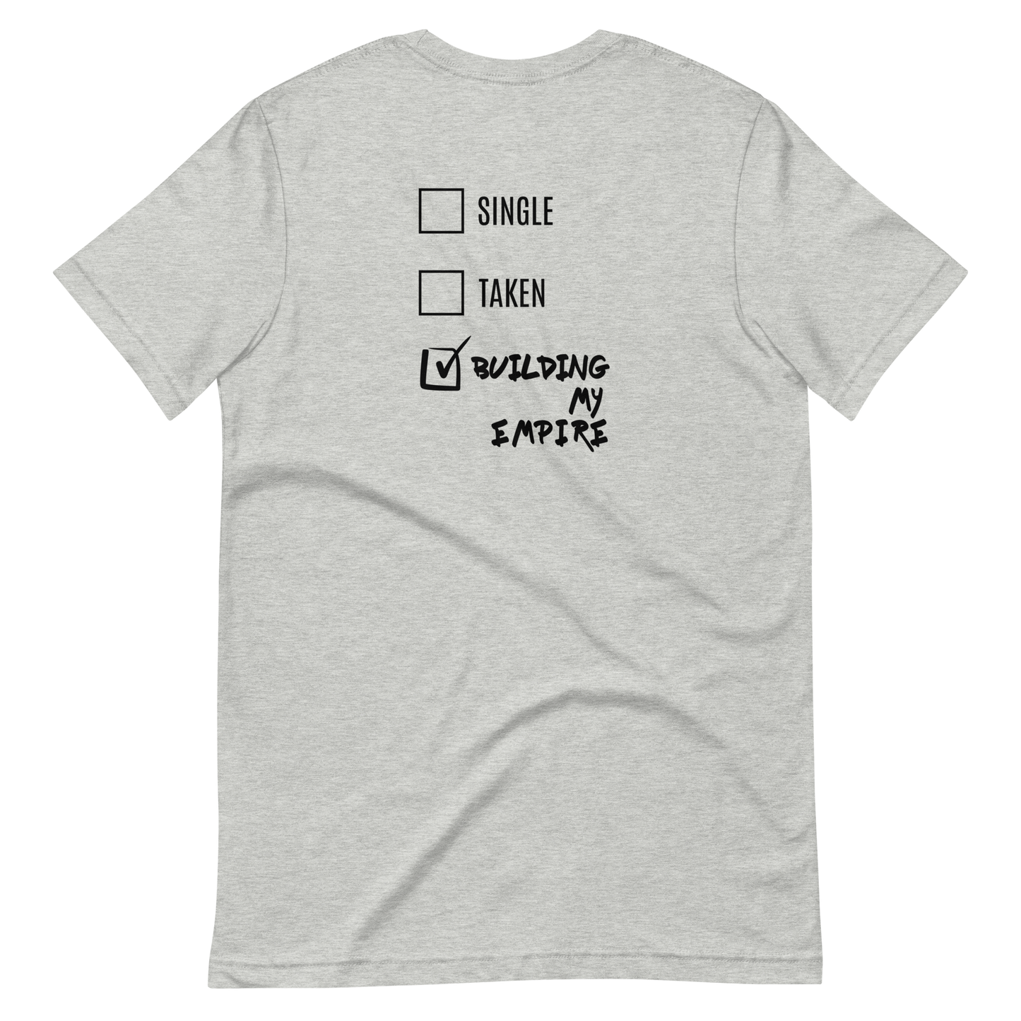 SINGLE OR TAKEN? Unisex t-shirt (LIGHT)