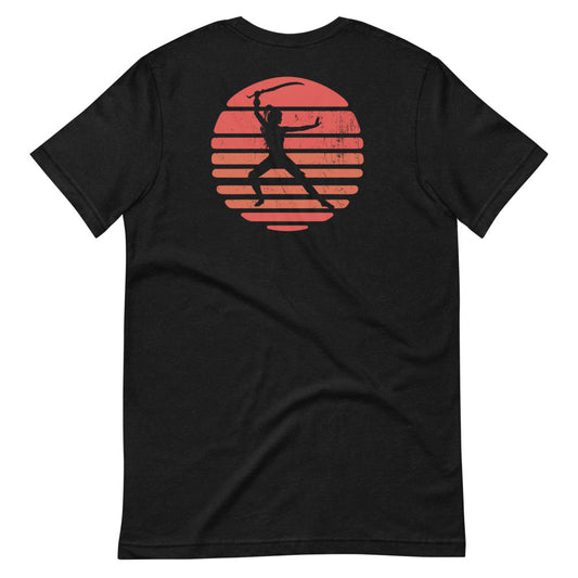Woman's Warrior Short-Sleeve Unisex T-Shirt (BACK)