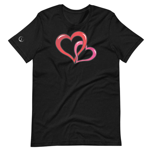 Black Valentine's Short-Sleeve Unisex T-Shirt