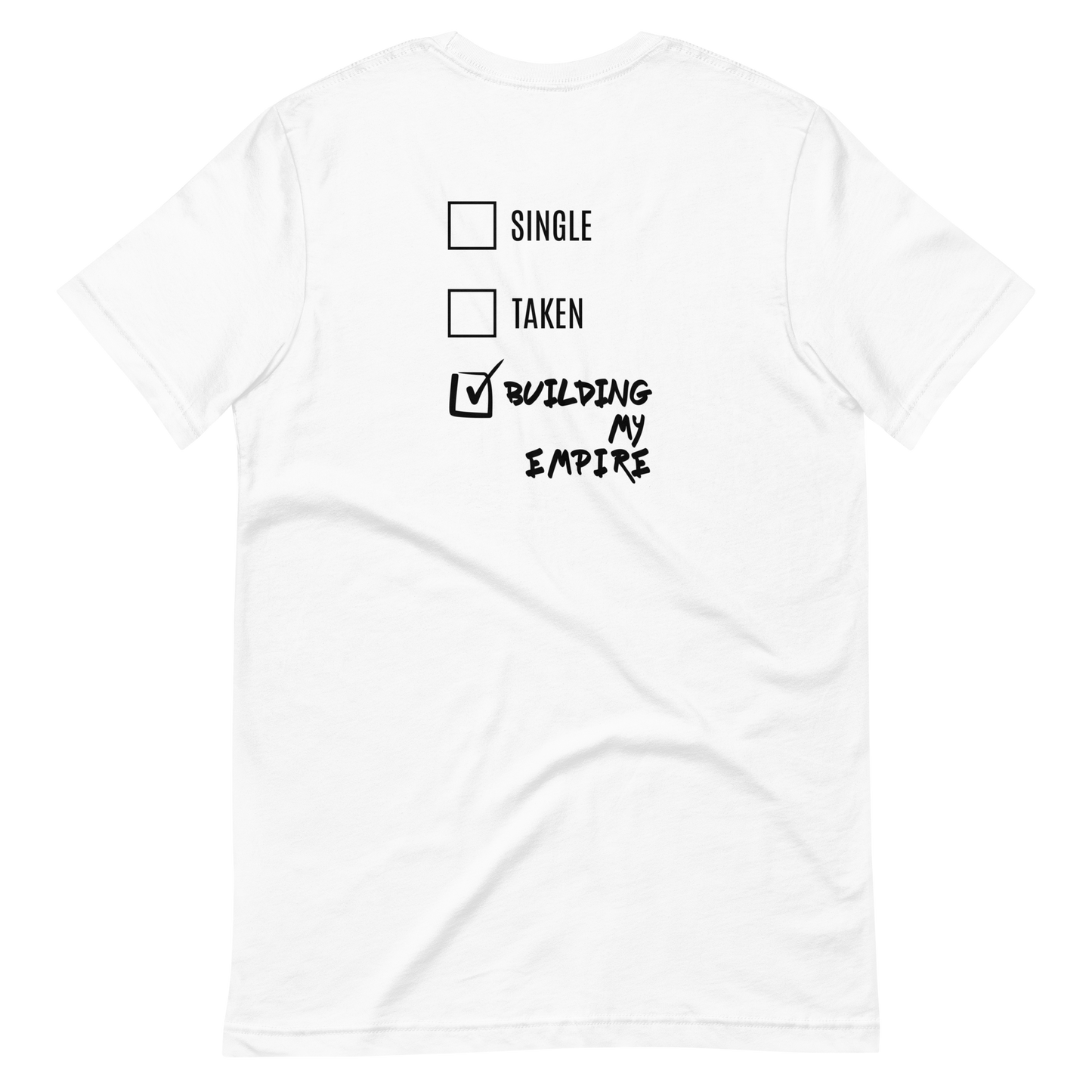 SINGLE OR TAKEN? Unisex t-shirt (LIGHT)
