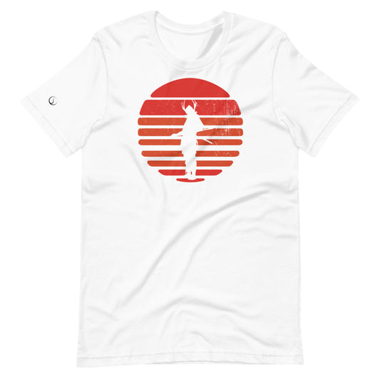 Men's White Warrior Short-Sleeve T-Shirt (Front)