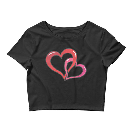Black Valentine's Women’s Crop Tee